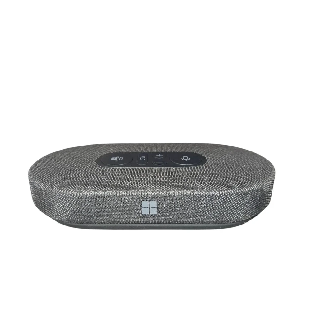 Microsoft Modern USB-C Speaker Black Model 1990 MS Teams Certified Wired Case